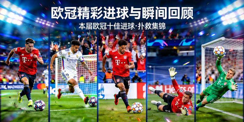 欧冠精彩进球与瞬间回顾 - 展示本届欧冠十佳进球和扑救的集锦画面