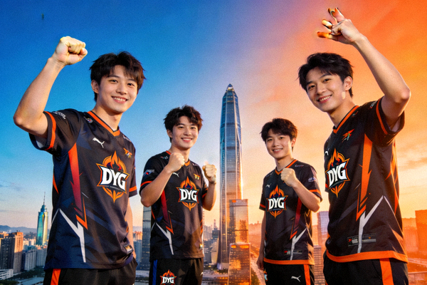 深圳DYG战队宣传照 - 战队新赛季定妆照，展现年轻活力